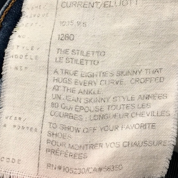 Current/Elliot “Stiletto” Skinny Jeans - Picture 12 of 16